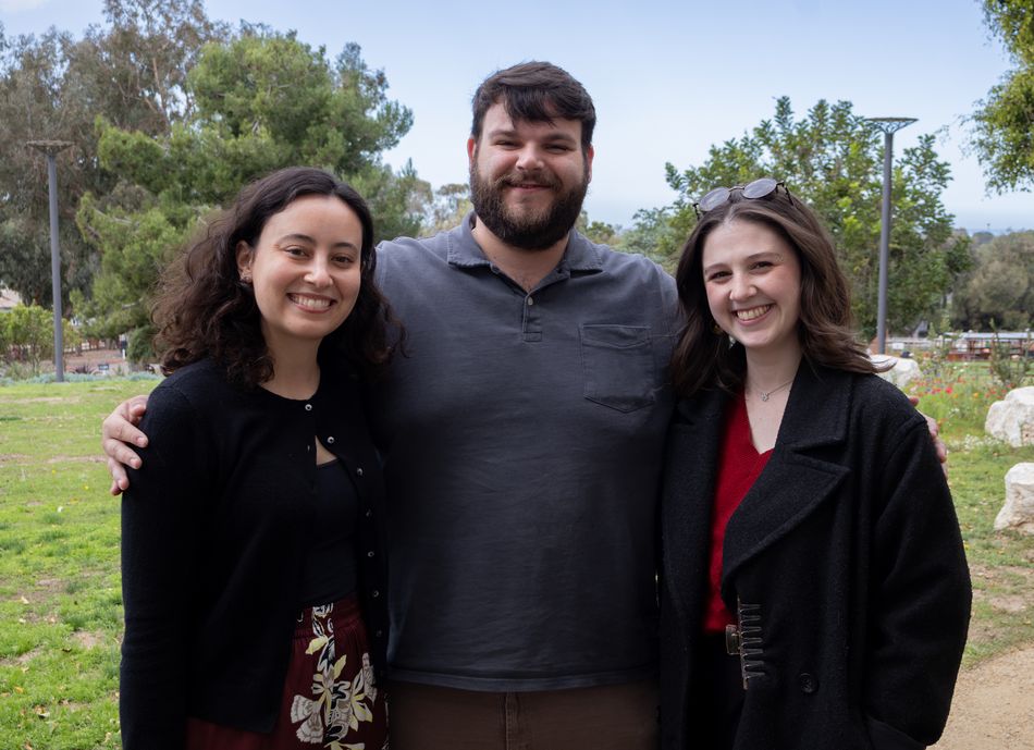 Three Jewish communal professionals at a JPro gathering