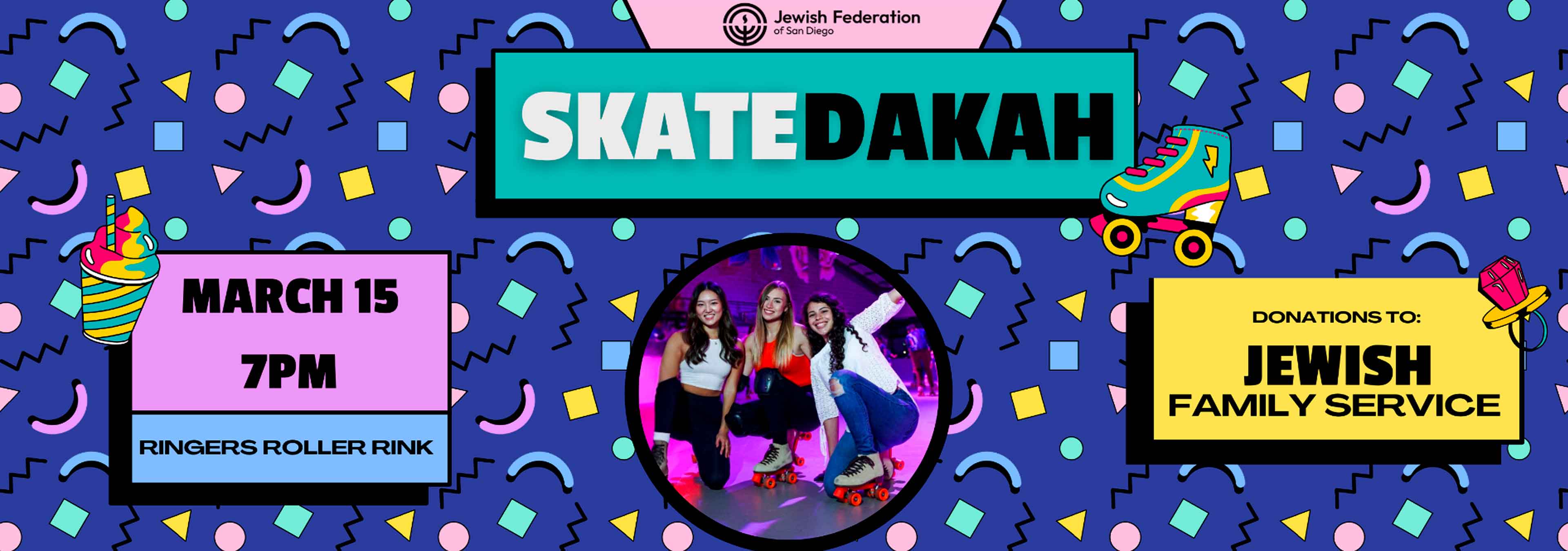 2025 SkateDakah Invitation